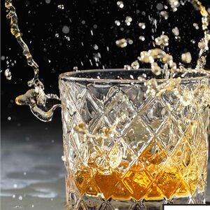 Crate & Barrel rocks glasses - set of 4